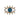 Blue eye mask - wall decoration