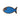 Blue fish - wall decoration