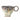 Imogen cup in gray stoneware