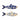 Dunne Wall Decoration - Blue Fish in Stoneware