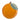 Agnes orange plate