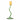 Ada glass candle holder in green