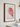 Anthurium II A4 plakat i ramme på væg