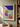 Nina Dissing Blue Still Life plakat i ramme på væg