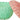 Storage jar - light green &amp; pink (LK2)