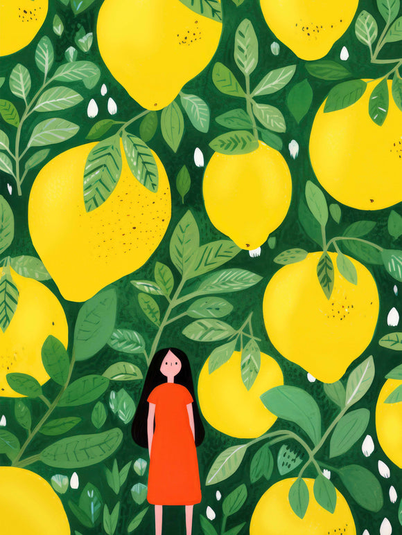Lemon Garden plakat fra Atelier Imaginare