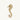 Seahorse cabinet knob in brass, right-turning – Doing Goods