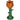 Orange tulip vase