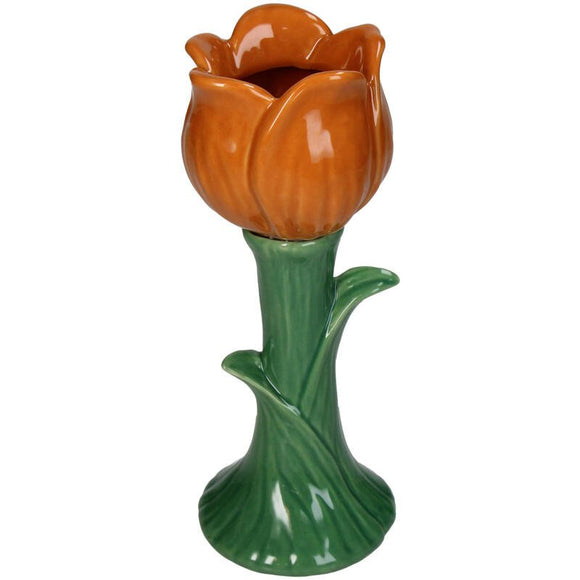 Orange tulipan vase fra Kersten