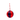 Purple/red striped Christmas ornament