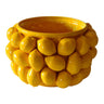 Yellow plant pot with lemons