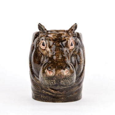 Flodhest vase / blyantholder fra Quail