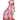 Small pink leopard - porcelain figure