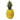 Yellow pineapple in ceramic - Small