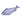 Spoon holder with trout - blue