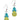 Pineapple earrings