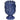 Blue stoneware vase