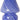 AU MAISON - Joyful Lamp in glass - Cobalt