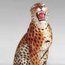 Leopard - porcelænsfigur 62 cm set fra en anden vinkel