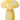 Mushroom lamp in pink/green/yellow glass - 17x15 cm